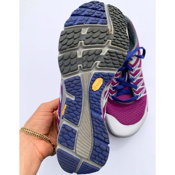 Merrell Bare Access Running Shoes Purple – Vibram Sole – Women’s Size 8 - Picture 3 of 3